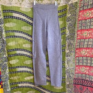 Good American Heather Gray Stretchy Skinny Knit Pants Size 1